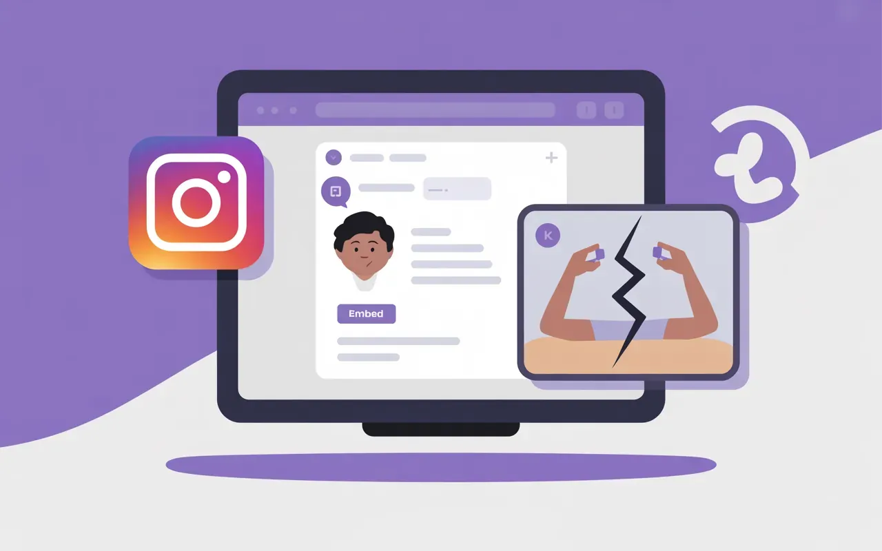 Ghost CMS Instagram embed not working fix guide