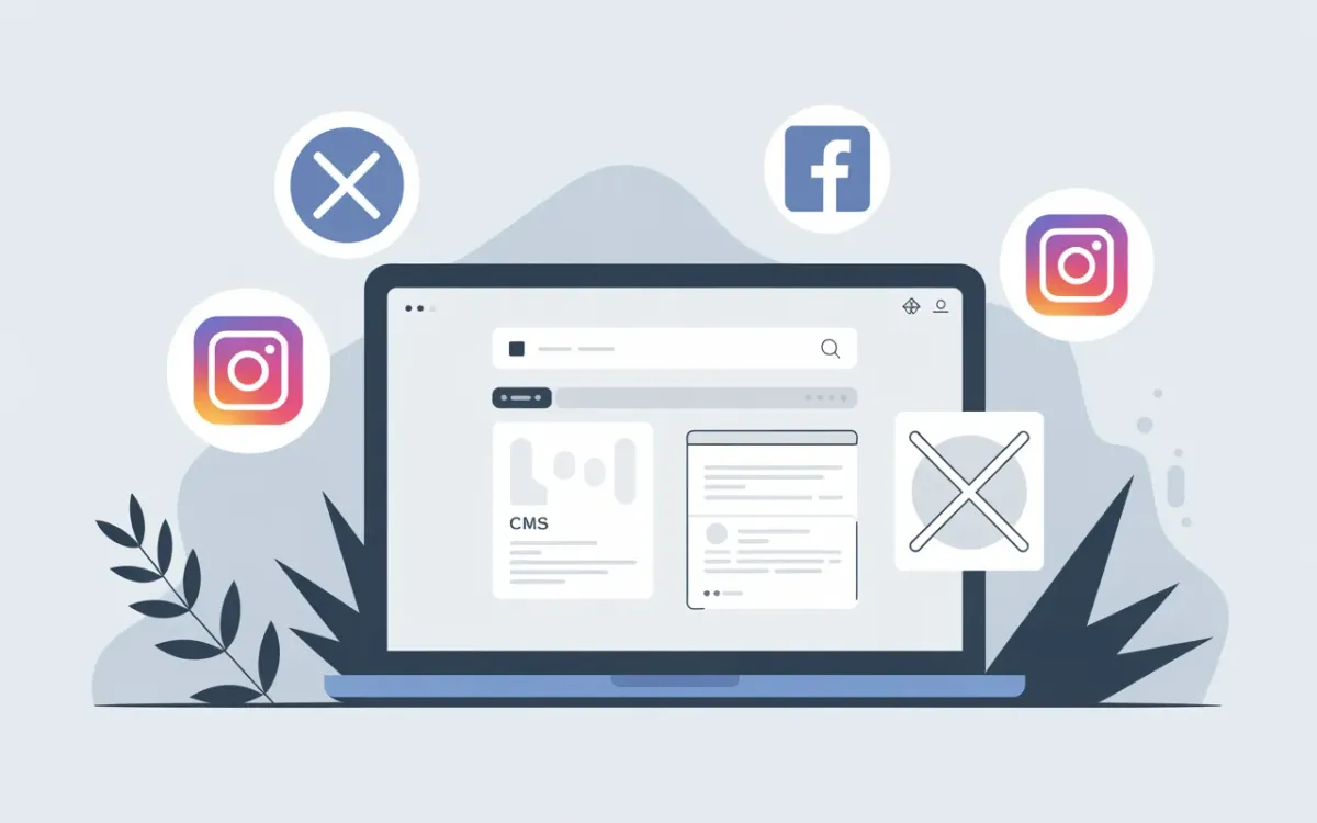 How to remove social media links in Ghost CMS
